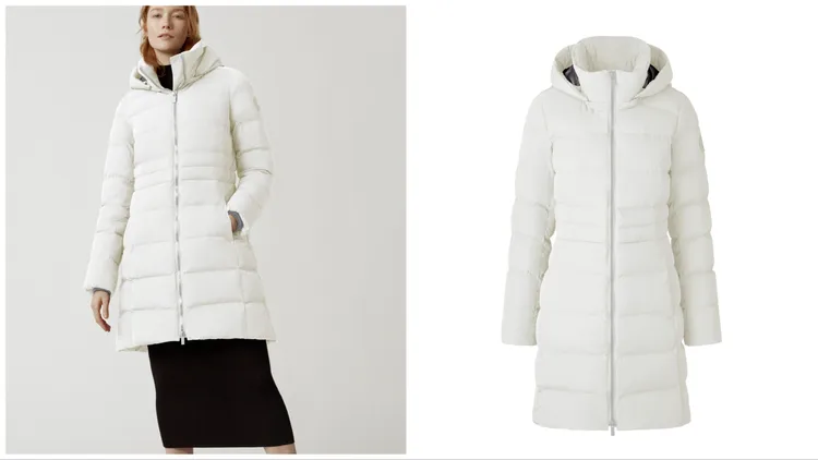 Aurora派克大衣（冰雪白），4萬4000元。品牌提供