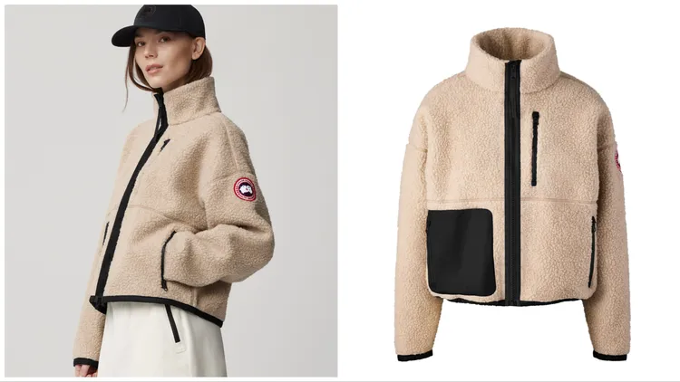 Simcoe Fleece Jaket羊絨拉鍊夾克（淺駝），1萬8700元。品牌提供