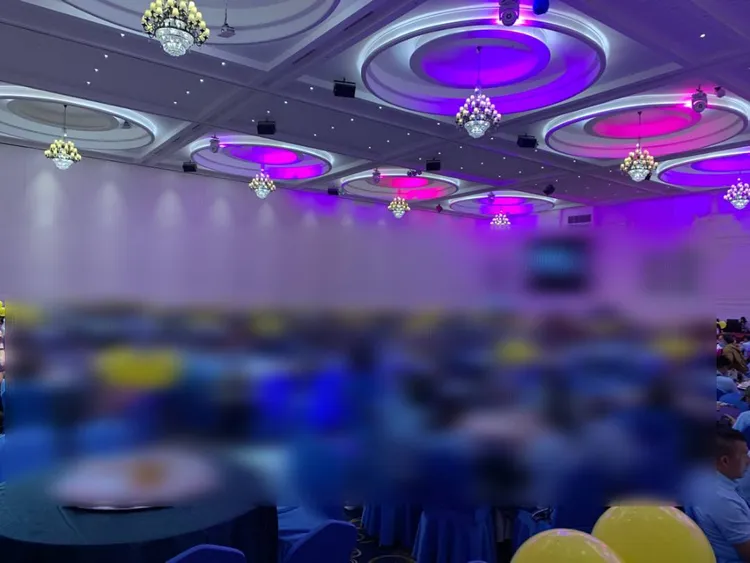 上月在台中烏日舉辦的電商大會，吸引800多人參加。民眾提供