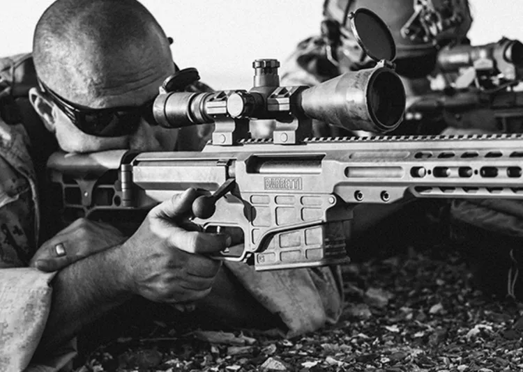 巴雷特MRAD狙擊槍。翻攝巴雷特官網