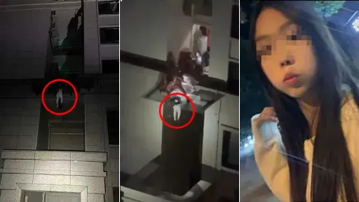 國3女深夜爬窗逃家約會 墜落9樓「懸屍雨棚」生日變忌日