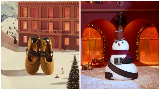 TOD’S Holiday系列端疗愈羊毛拼接 雪人系腰带模样超萌