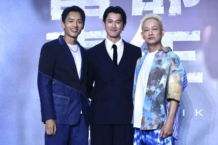 陳澤耀（左起）、吳慷仁和鄧金煌都有入圍金馬60個人獎項。林林攝