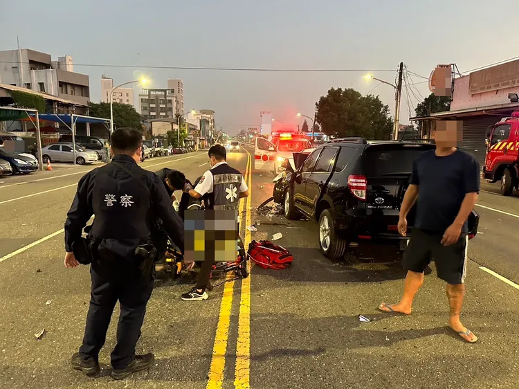 黑車駕駛命危送醫急救。讀者提供