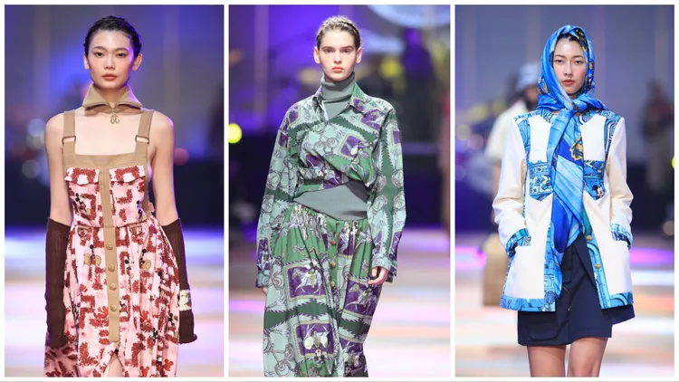 米奇以各種型態、樣貌隱身於模特兒身上。品牌提供