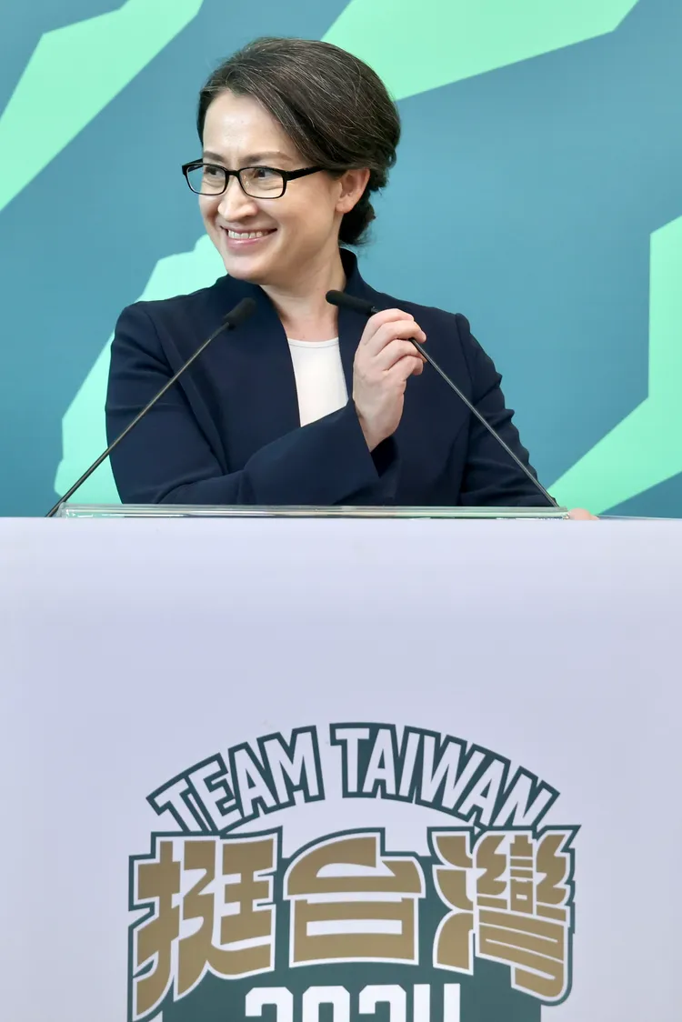 賴清德指出蕭美琴是一個願意犧牲奉獻的人。林林攝