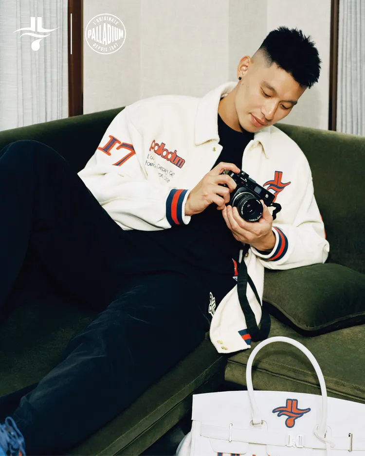 單品結合PALLADIUM LOGO及林書豪專屬JL7 LOGO的刺繡。品牌提供