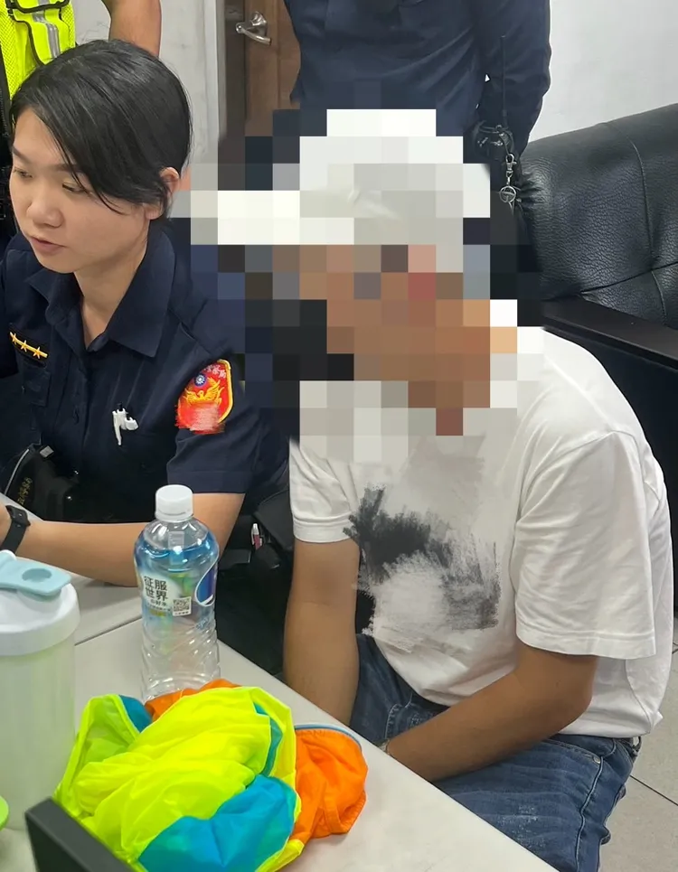 警方通知蘇男到案。翻攝畫面