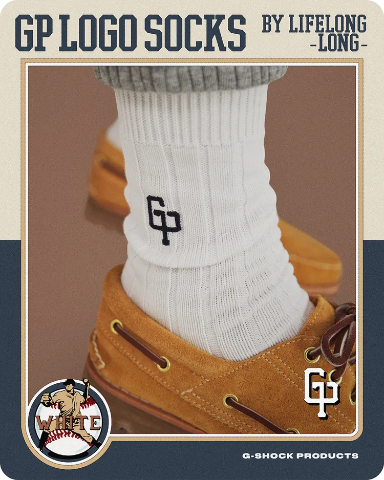 在襪子上也出現全新「GP」logo。品牌提供