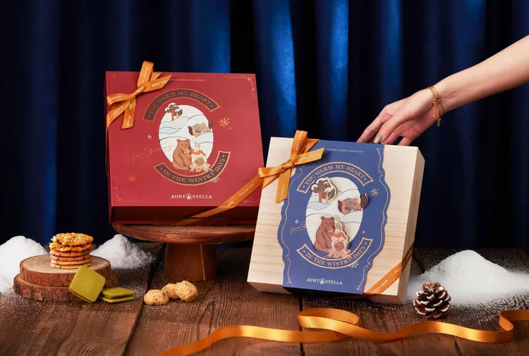 「慕冬」、「慕冬之美」為Aunt Stella 詩特莉經典書盒與木盒。