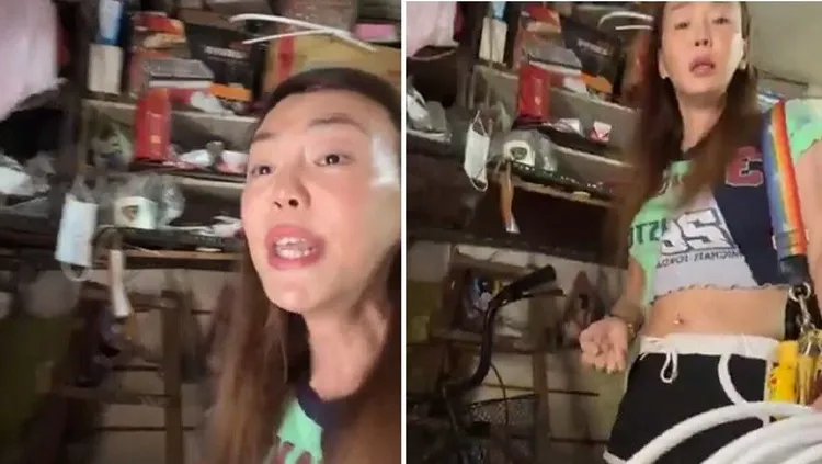 日前法拉利姊（張婷婷）得知媽媽請水電工來換水龍頭及水管，被索費1萬6千元，質疑是把老人家當凱子，衝到水電行去理論討回5千元。翻攝法拉利姊臉書