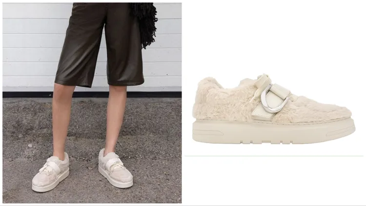 Gabine刷毛真皮休閒鞋，3590元。品牌提供