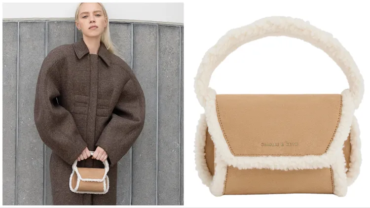 Cassiopeia毛毛翻蓋小包，1490元。品牌提供