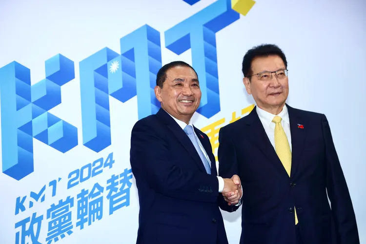 國民黨由侯友宜搭檔趙少康參選。資料照片/彭欣偉攝