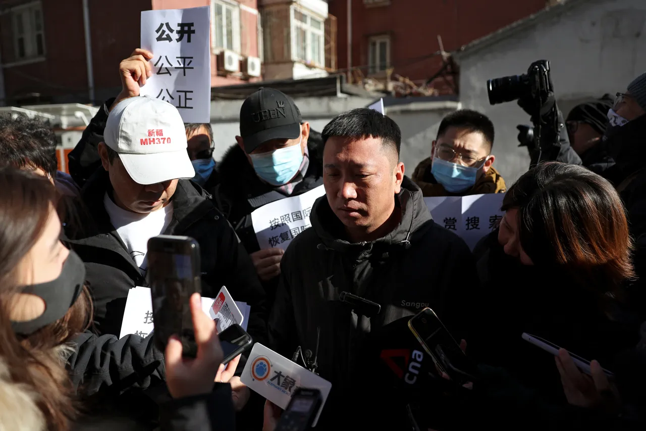 馬航乘客家屬受訪。路透社