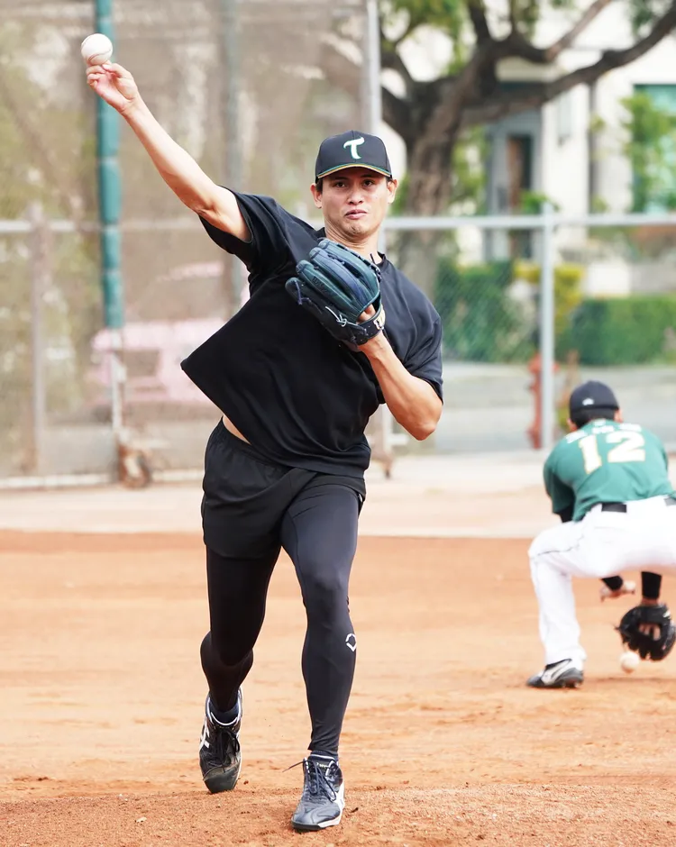 張奕投入台鋼訓練。   台鋼提供