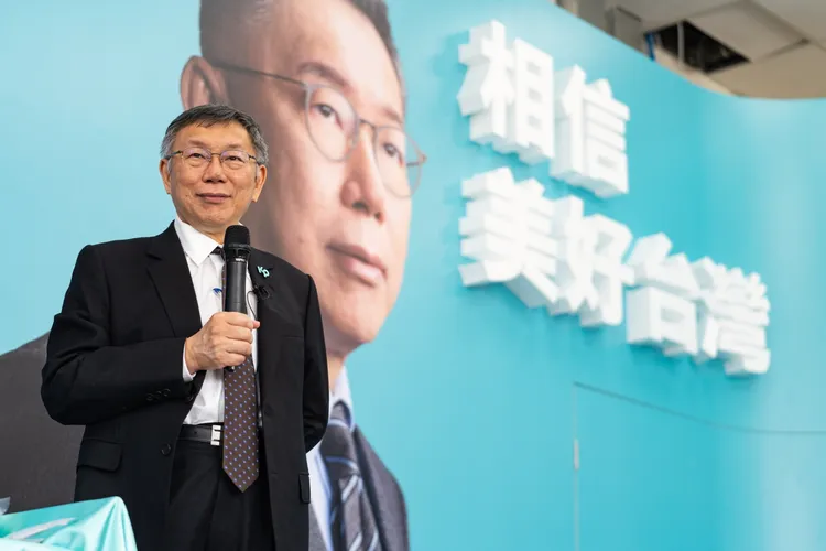 柯文哲主張用全民調來呈現真實民意，贏的參選總統、輸的做副手。資料照 民眾黨提供