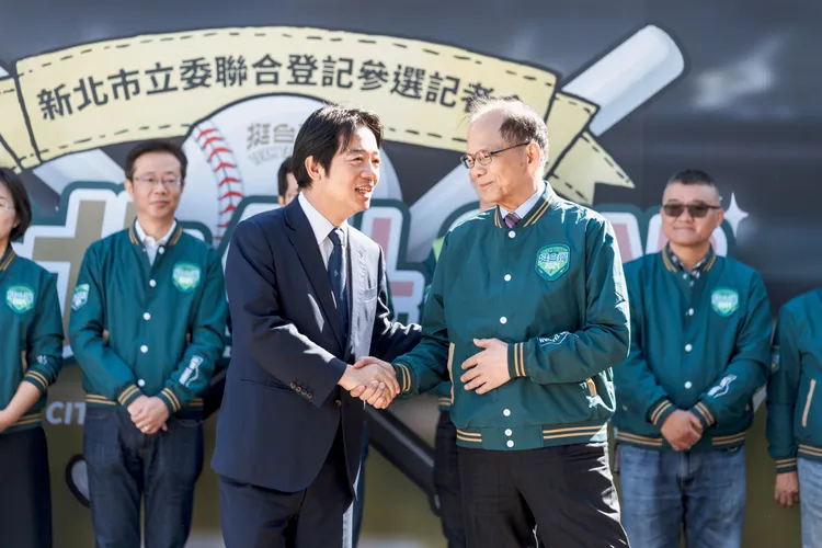 賴清德與游錫堃一同出席。賴清德競辦提供