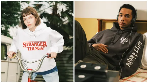 GU聯手怪奇物語!鐵粉秒懂的奪心魔、地獄火俱樂部全都穿身上