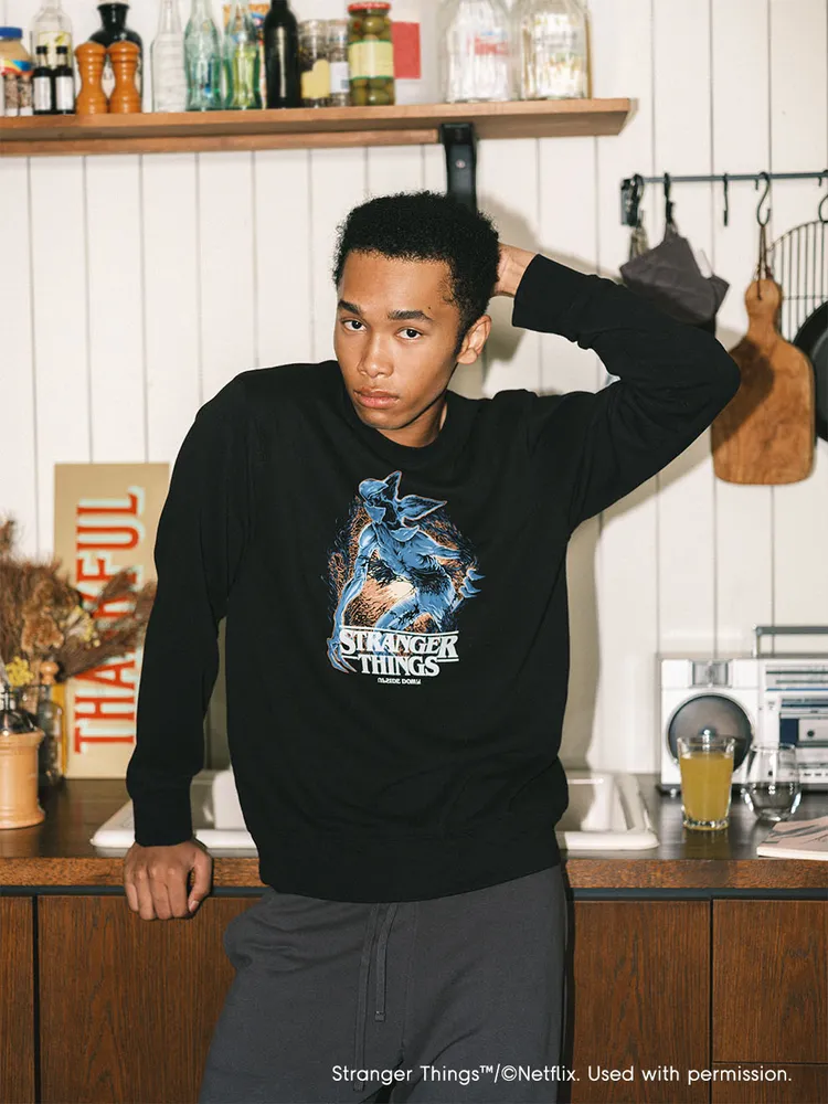 此次特別推出「顛倒世界（The Upside Down）」聯名休閒家居服組。品牌提供