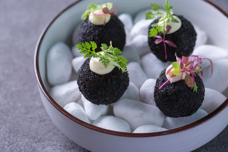 潘群欣設計新菜露牛肉丸。LA ONE Pizza提供