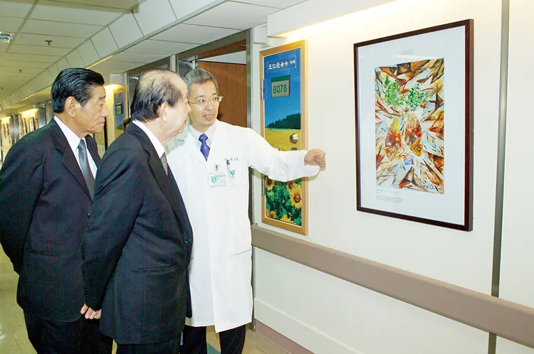 許文龍深具藝術天分，也擁有相當多典藏。取自奇美網站