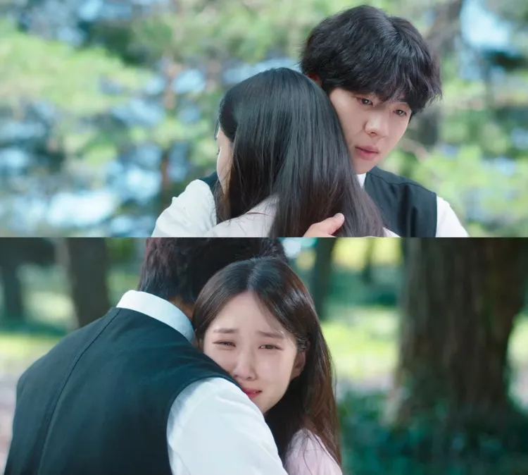 《無人島的DIVA》第7集揭曉蔡鍾協就是幫助朴恩斌逃離家暴父魔爪的國中同學「基浩」。翻攝Netflix