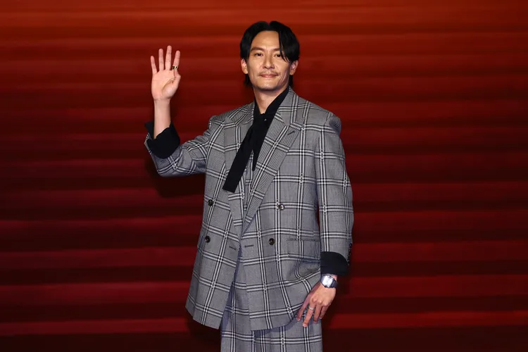 張震身著GUCCI。攝影中心攝