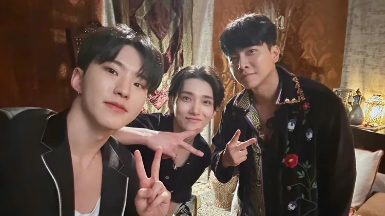 SEVENTEEN Hoshi & Joshua （左起）第1次在綜藝節目中當固定成員，過程中與哥哥們培養出好情誼。中天綜合台提供