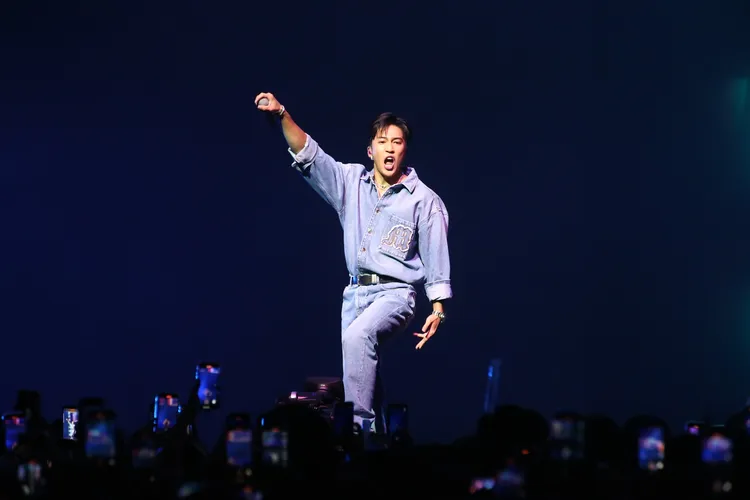 婁峻碩才剛浪漫求婚，返台後力挺高爾宣開唱。娛樂中心攝