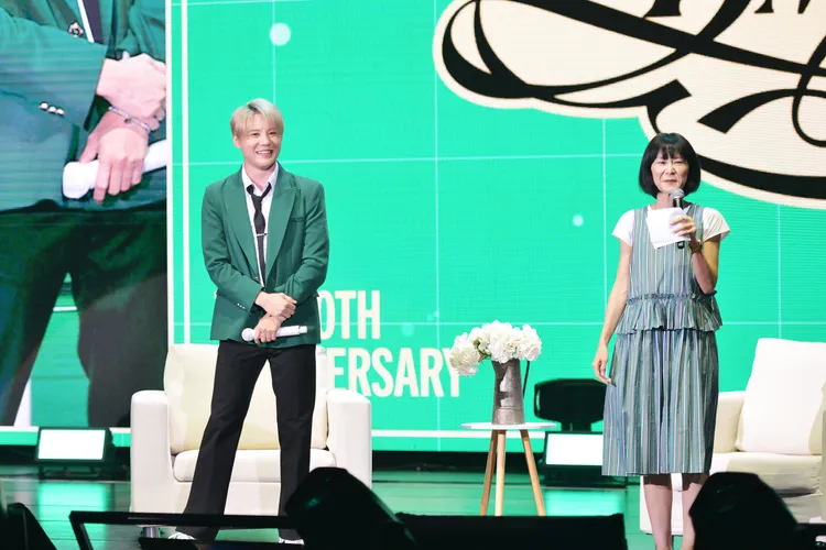 金俊秀（左）透露8年來沒來台，想念時就會開起google地圖懷念。希林國際提供