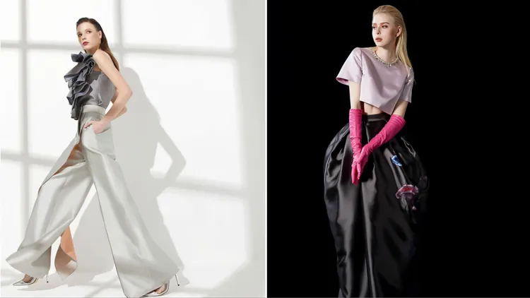 《京繡》系列融合東西方文化之美。品牌提供