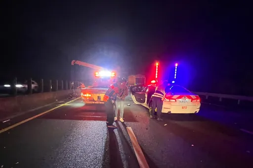 離奇車禍!龐然大物橫越國3慘遭撞飛奪命 女駕駛驚魂「從哪來的?」