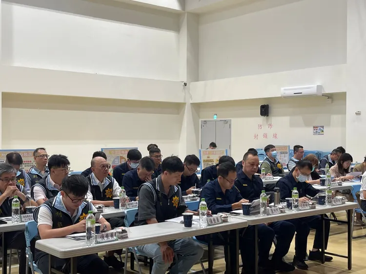 新北檢至蘆洲分局分享及指導基層員警查賄技巧。翻攝畫面