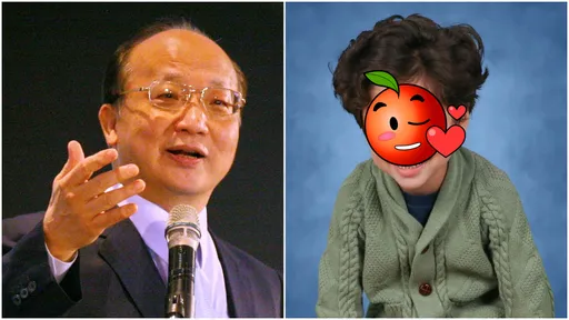 胡志強曬混血金孫「祖孫感情超好」 網友讚:洋娃娃好萌啊!