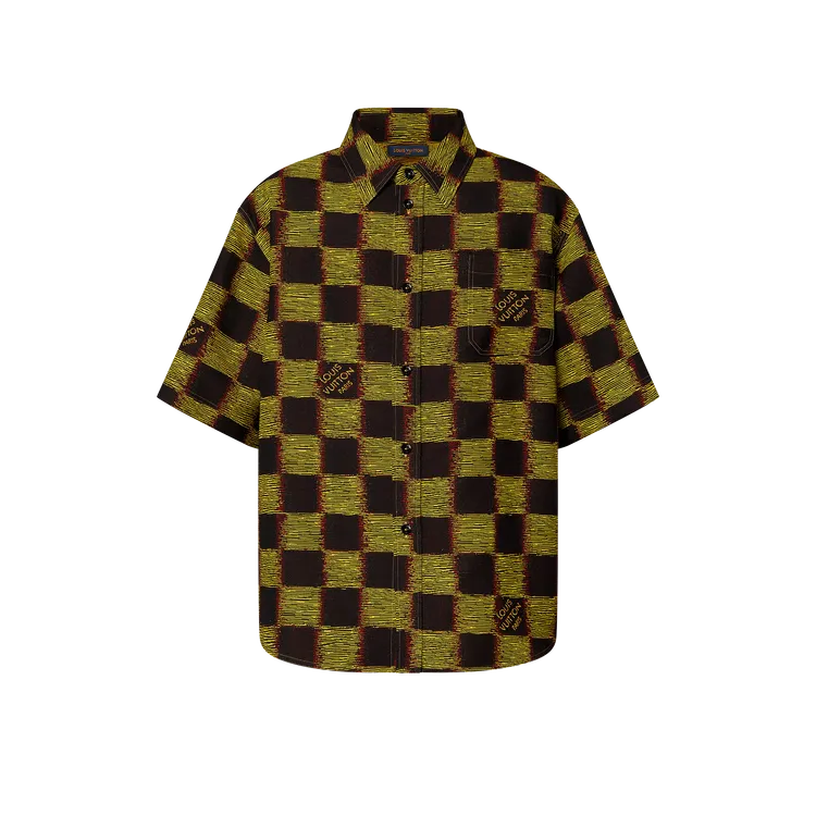 短袖Damier羊毛襯衫，4萬9800元。品牌提供