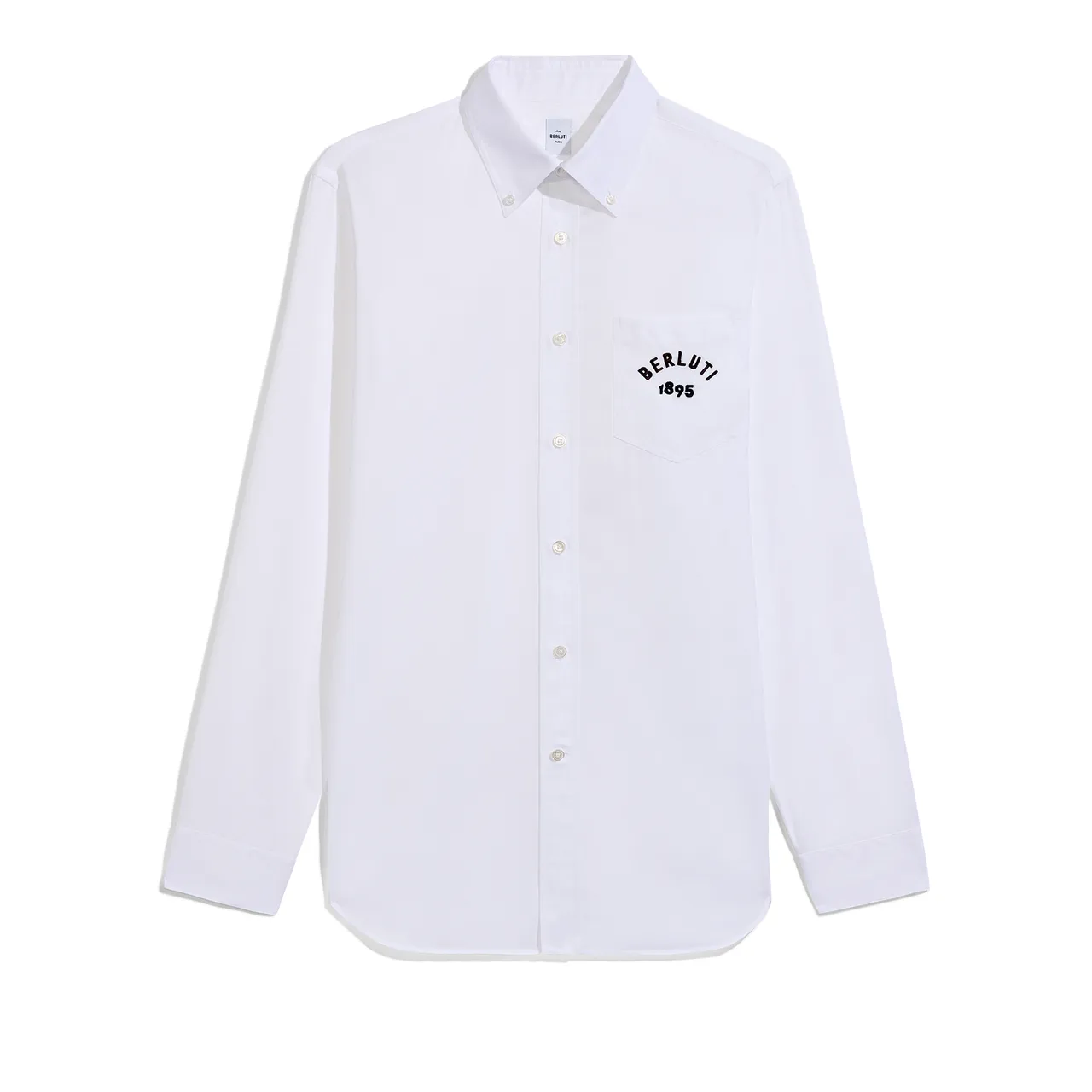 Alessandro白色LOGO襯衫，2萬5100元。品牌提供