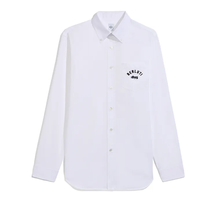 Alessandro白色LOGO襯衫，2萬5100元。品牌提供