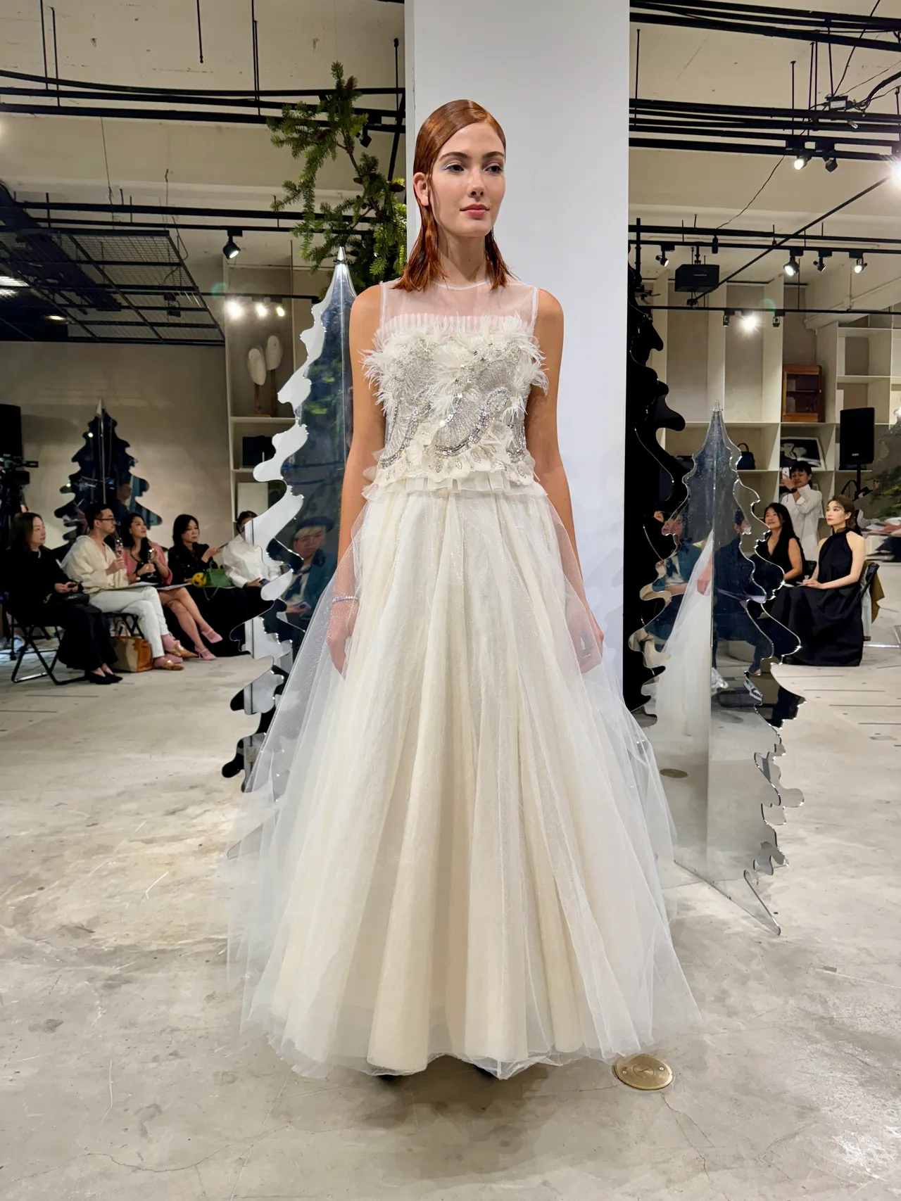 JAMEI CHEN Enchanted Garden高訂禮服系列#11 Natalie,靈感緣於電影《黑天鵝》。張家玲攝