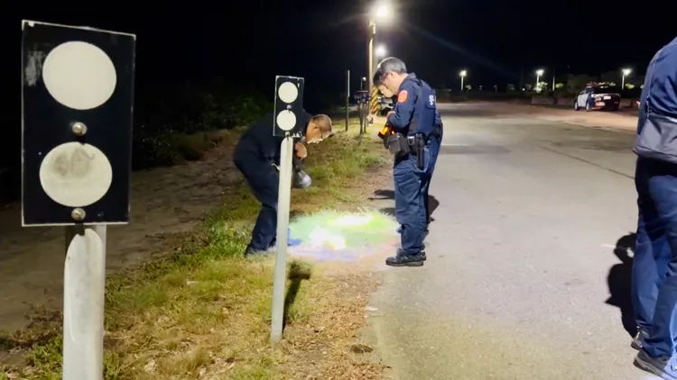 警方擴大搜索。讀者提供