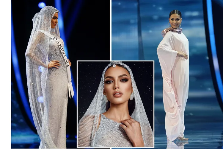 巴基斯坦今年是第一次參加環姐選美，羅賓選了不貼身的「布基尼」泳裝（右）。路透社、美聯社