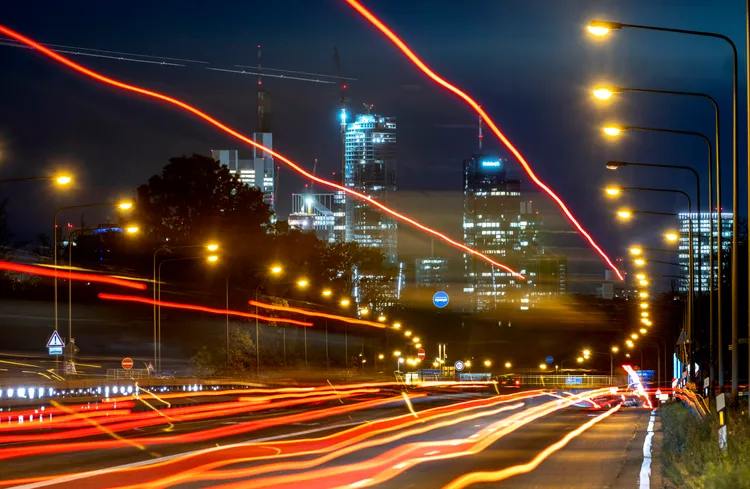 德國法蘭克福街頭。美聯社