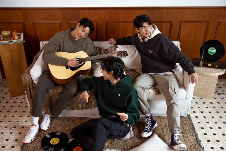 Abercrombie & Fitch一度成為年輕時尚人士的首選。品牌提供