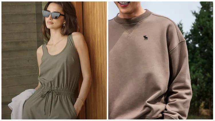 Abercrombie & Fitch服飾主打舒適、愜意的穿著感受。品牌提供