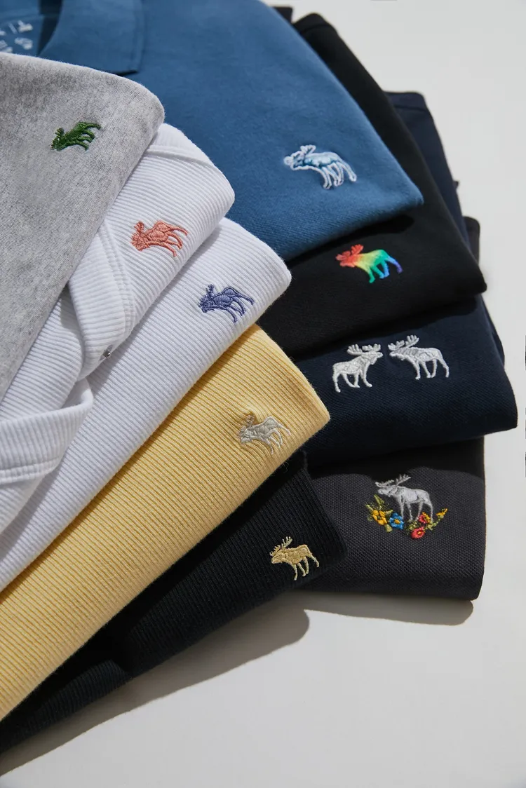 Abercrombie & Fitch近年以多元設計廣受各年齡層的喜好。品牌提供