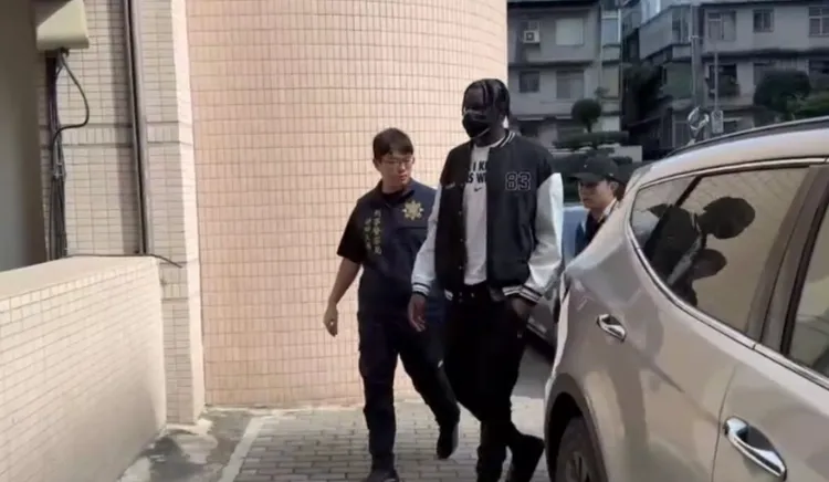 洋將斑霸被約談。翻攝畫面