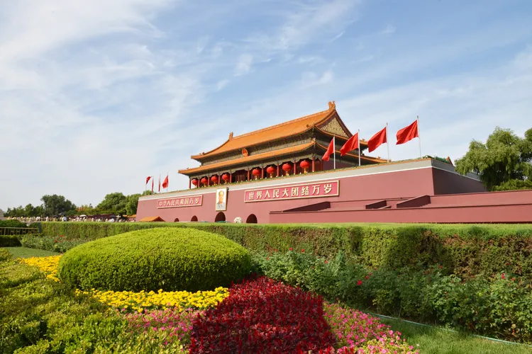 天安門城樓。新華社
