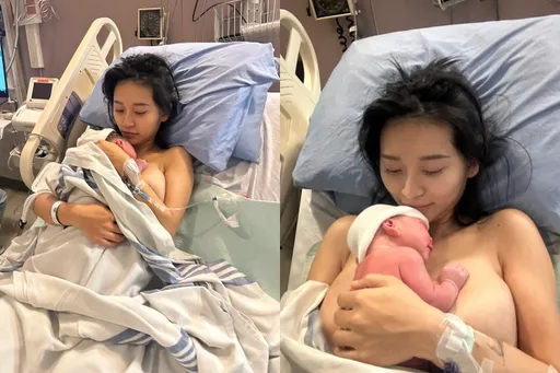 祈錦鈅加拿大生了!醫院全裸曬母女照 痛2天「像十根肋骨全斷」