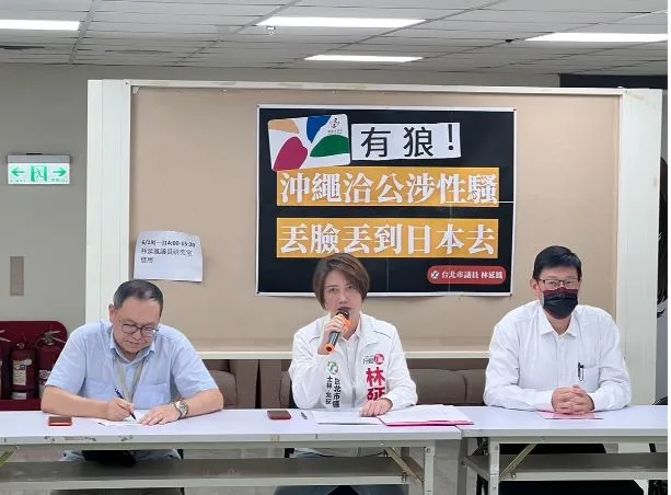 民進黨議員林延鳳6/19開記者會，踢爆悠遊卡公司跨國性騷擾案。林延鳳提供