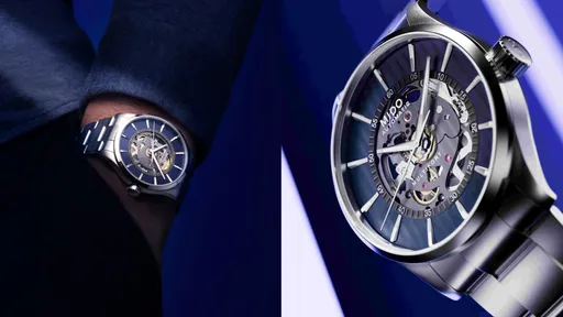 MIDO的「藍白合」沒破局　鏤空腕錶獻極光藍純淨新美色